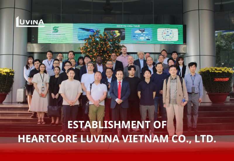 Establishment of HeartCore Luvina Vietnam