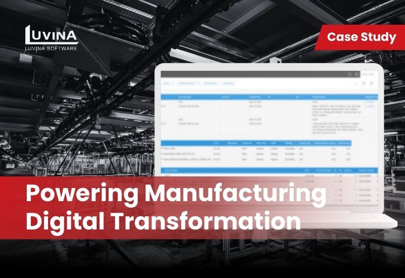 Digital Transformation for a manufacturing enterprise on the Kintone platform