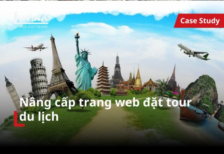 nâng cấp trang web đặt tour du lịch