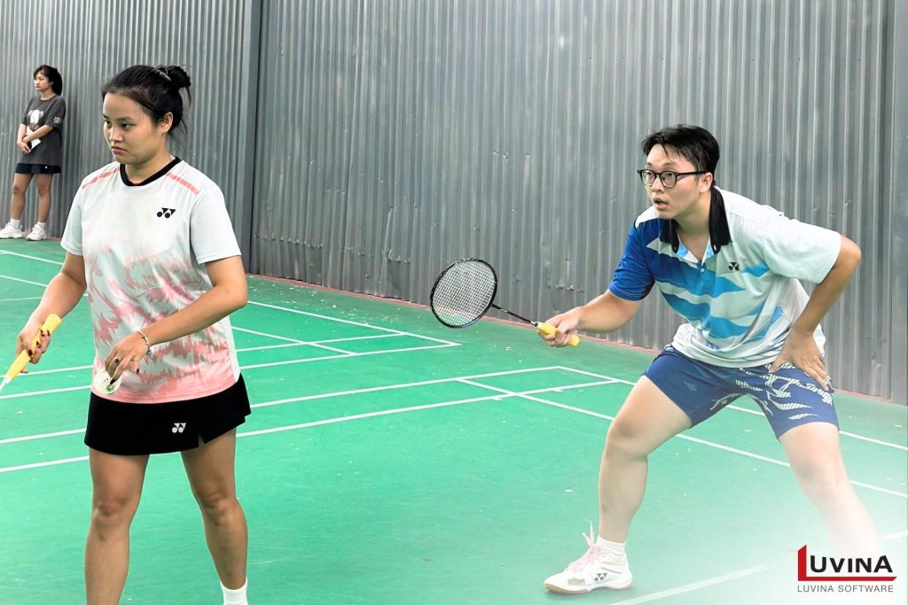 【LUVINAニュース】ルビナバドミントン大会2025が開催されました 2 highlight from matches at luvina badminton championship 2025