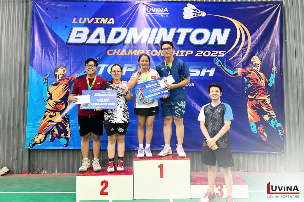【LUVINAニュース】ルビナバドミントン大会2025が開催されました 4 luvina badminton championship 2025 men doubles group results 1