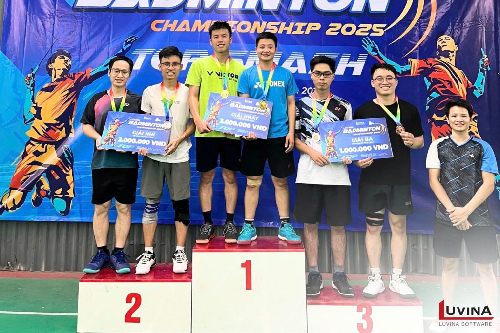 【LUVINAニュース】ルビナバドミントン大会2025が開催されました 3 luvina badminton championship 2025 mixed doubles group results