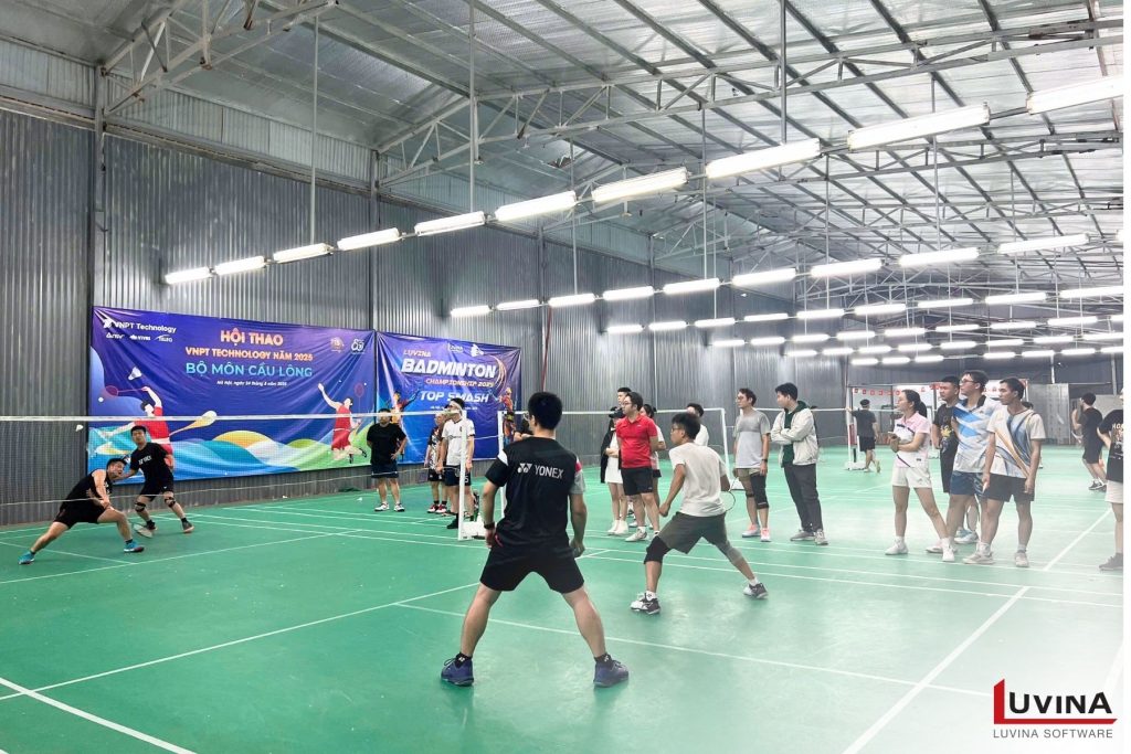 【LUVINAニュース】ルビナバドミントン大会2025が開催されました 1 scene from venue of luvina badminton championship 2025