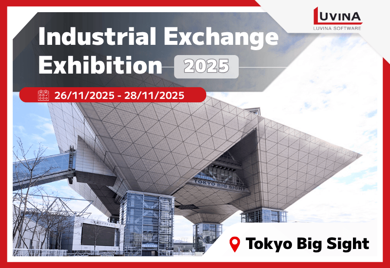 Luvina Software tham gia Triển lãm Industrial Exchange Exhibition 2025 tại Nhật Bản