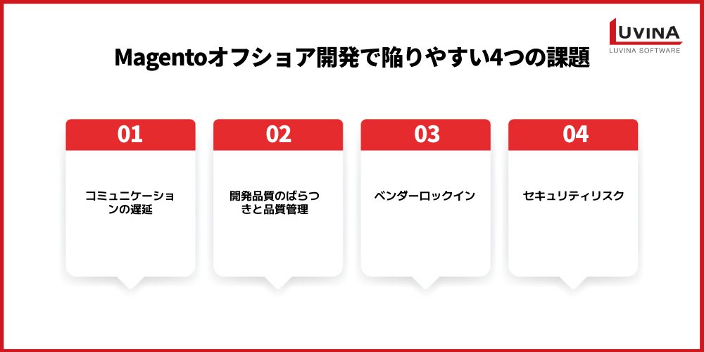 Magentoオフショア開発とは|サービス一覧・陥りやすい課題・選び方を紹介 3 4 challenges to avoid in magento offshore development