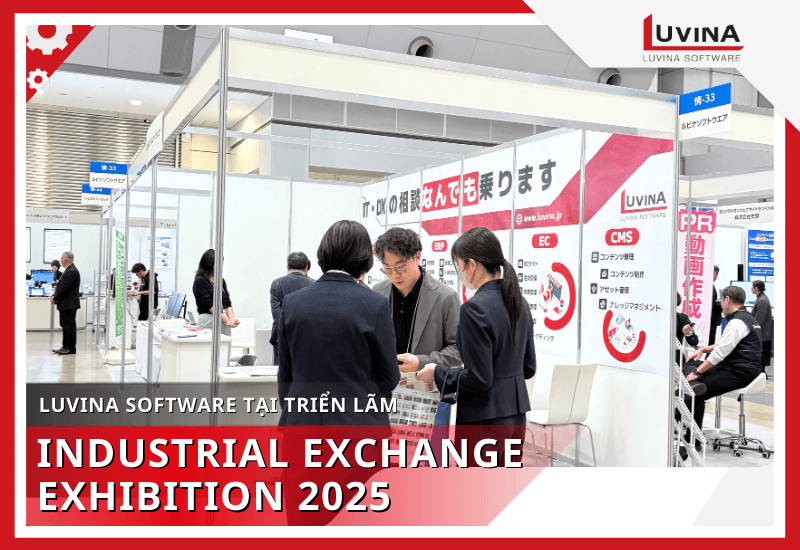 Luvina Software – Dấu ấn công nghệ tại Triển lãm Industrial Exchange Exhibition 2025 tại Nhật Bản