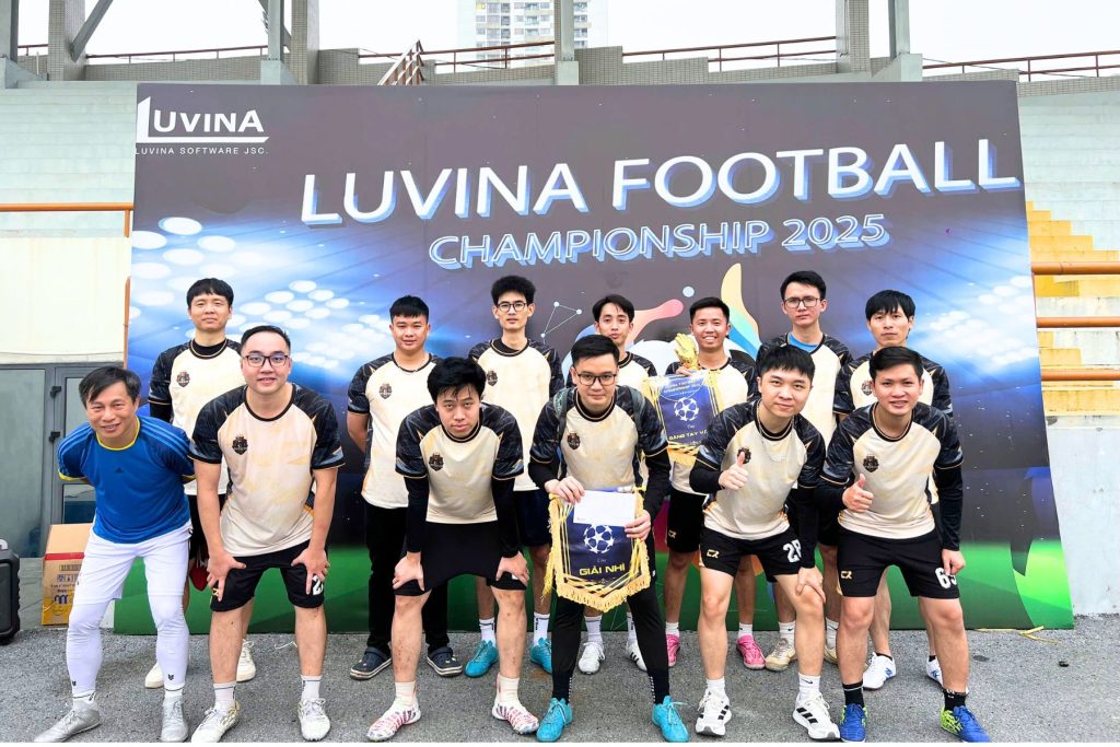 【社内イベント】LUVINA FOOTBALL CHAMPIONSHIP 2025 開催レポート 3 luvina football championship 2025 runners up team