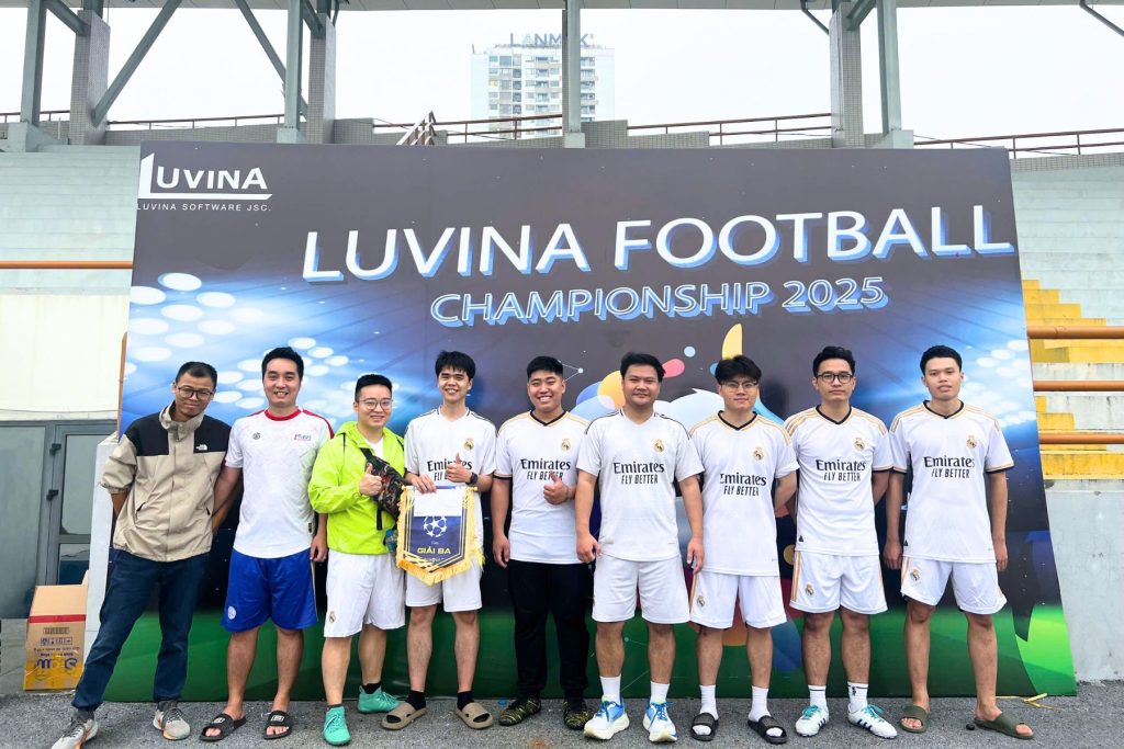 【社内イベント】LUVINA FOOTBALL CHAMPIONSHIP 2025 開催レポート 4 luvina football championship 2025 third place team