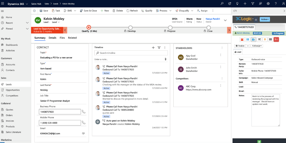 【失敗しない】製造業向けERPおすすめ比較8選!メリットと選び方も解説 3 microsoft dynamics 365 dashboard