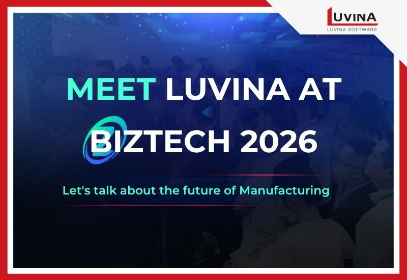 luvina software tham gia biztech 2026