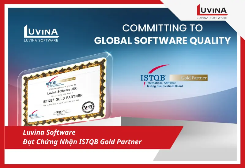 Luvina Software Đạt Chứng Nhận ISTQB Gold Partner