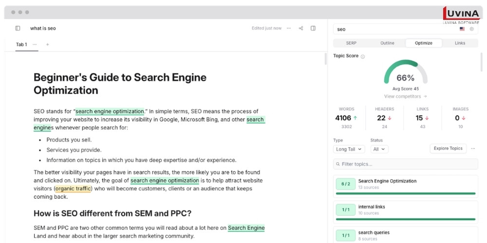 frase streamlining seo and content creation for large scale websites