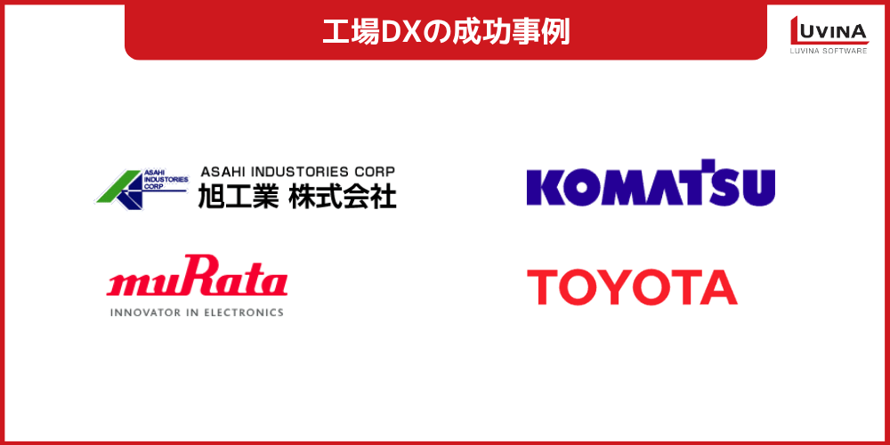 工場DXとは?スマートファクトリーとの違いやメリット、進め方、成功事例をわかりやすく解説 5 success stories of factory