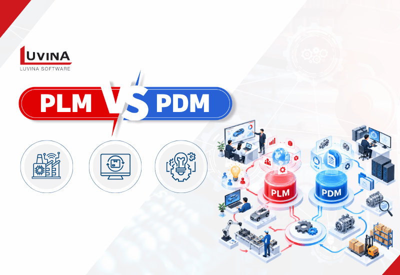 【2026年版】PLMとPDMの違いとは？連携方法・導入手順までわかりやすく解説 