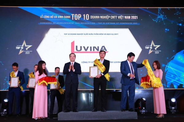 Luvina Software top 10 Vietnam ICT Company 2020