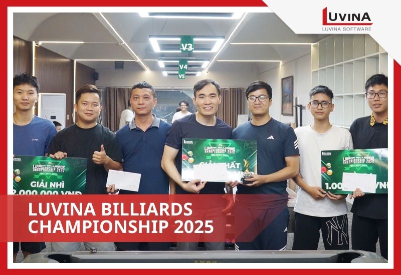 LUVINA BILLIARDS CHAMPIONSHIP 2025: KHÉP LẠI MÙA GIẢI RỰC LỬA