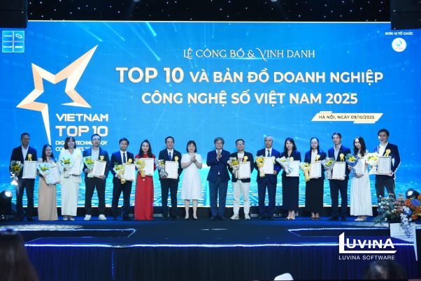 Luvina Software Wins Top 10 Vietnam ICT Awards 2025