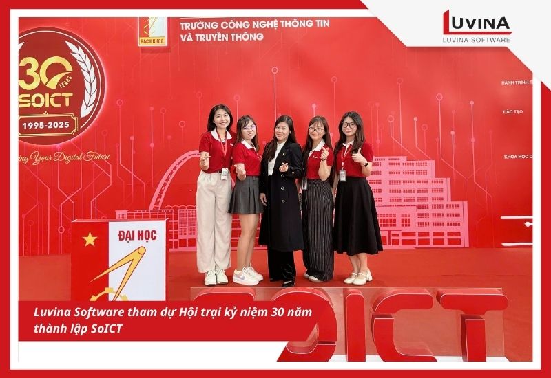 Luvina Software tham gia Hội trại kỷ niệm 30 năm thành lập SoICT – Đại học Bách Khoa Hà Nội 1 1 1