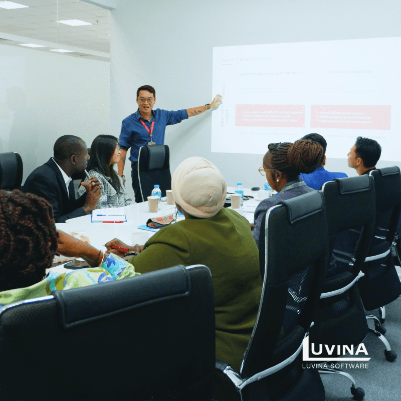 From Japan to Africa: Luvina Shares International IT Experience with Ugandan Delegation 2