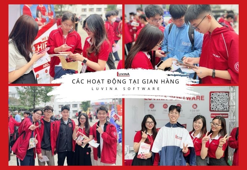 Luvina Software tham gia Hội trại kỷ niệm 30 năm thành lập SoICT – Đại học Bách Khoa Hà Nội 2 3