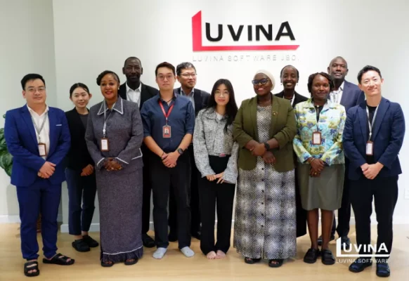 From Japan to Africa Luvina Shares International IT Experience with Ugandan Delegation