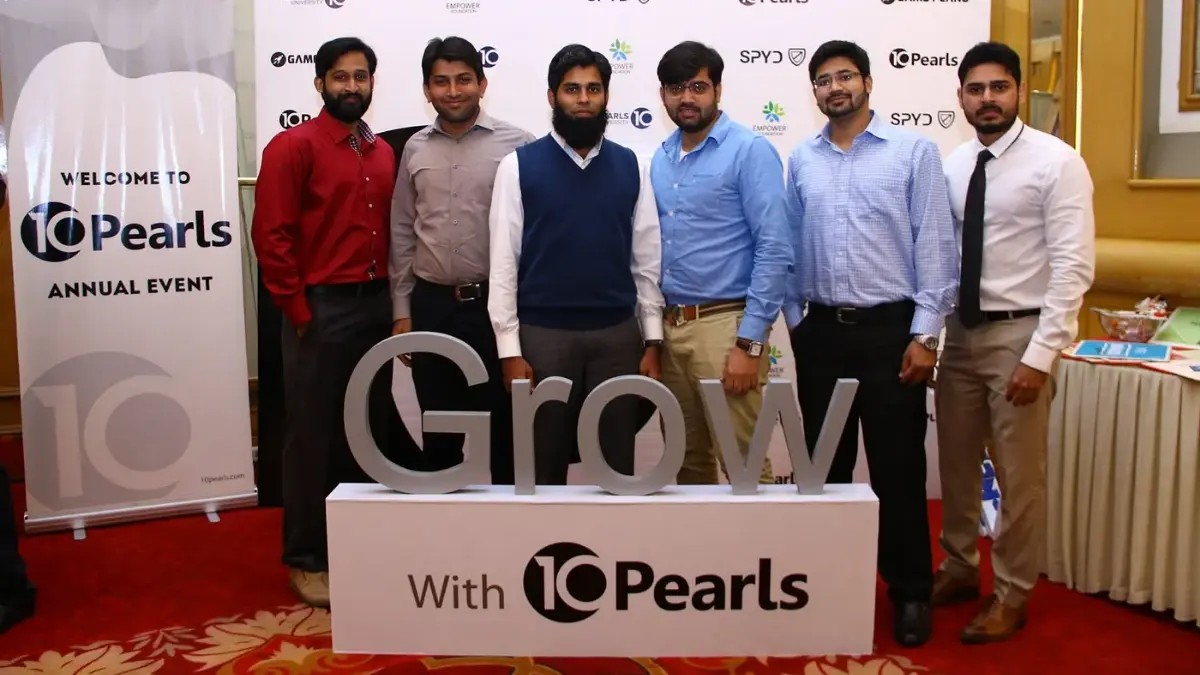 The team at 10Pearls, a leading software engineering company.