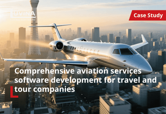 Comprehensive aviation services software development for travel and tour companies