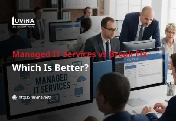 Managed IT services vs break fix comparison for business IT support models