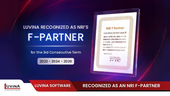 Luvina Software Recognized as an NRI F Partner for Five Consecutive Years 1