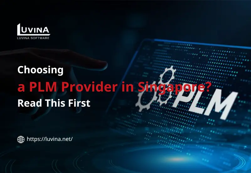 A featured banner illustrating how to select a reliable plm system provider in Singapore.