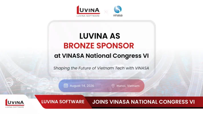 Luvina Software: Proud Bronze Sponsor of the 6th VINASA National Congress (2026 – 2031)