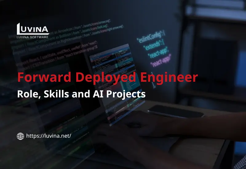 Featured graphic introducing the role and responsibilities of a Forward Deployed Engineer.